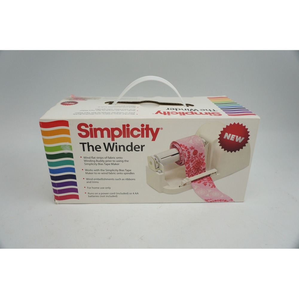 Simplicity The Winder 881979 Fabric Ribbon Trim Winding Machine New